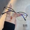 New year, optical glasses for men and women, metal anti-blue light, fashion trend, glasses