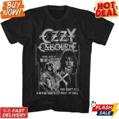 OZZY OSBOURNE Memorial 19482025 Inspired T-Shirt Sabbath Fan Heavy Metal Tee Unisex T-Shirt