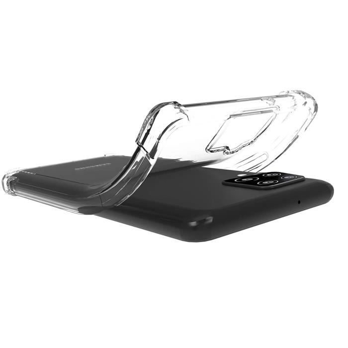 Coque Antichoc - Phonillico - Samsung A42 - Silicone Souple - Ultra Slim - Transparent