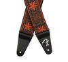 Fender Canadian instrument strap Pasadena Woven Orange Strap, Wallflower, 2"