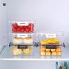 Transparent Sealed Storage Box Microwaveable Useful Dining Room Kitchen Refrigerator Food Storage Container