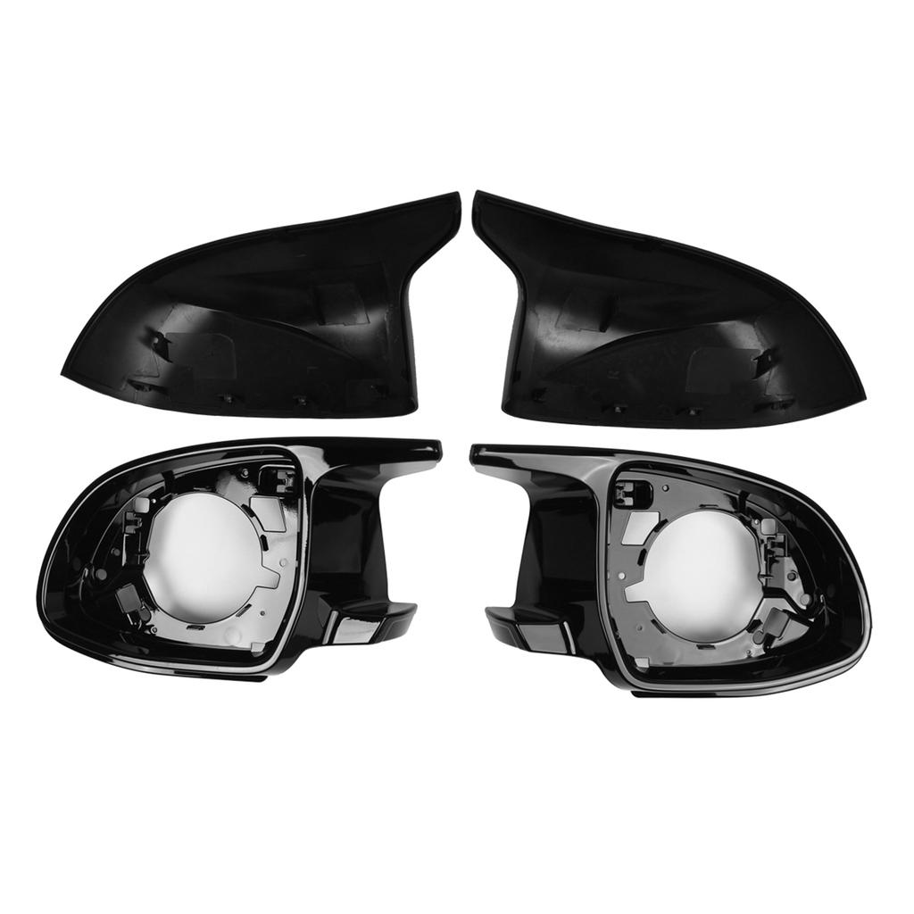4PCS Car Rear View Mirror Cover Kit Replacement for BMW X3 G01 X4 G02 X5 G05 X6 G06 X7 G07 X3M F97 X4M F98 X5M F95 X6M