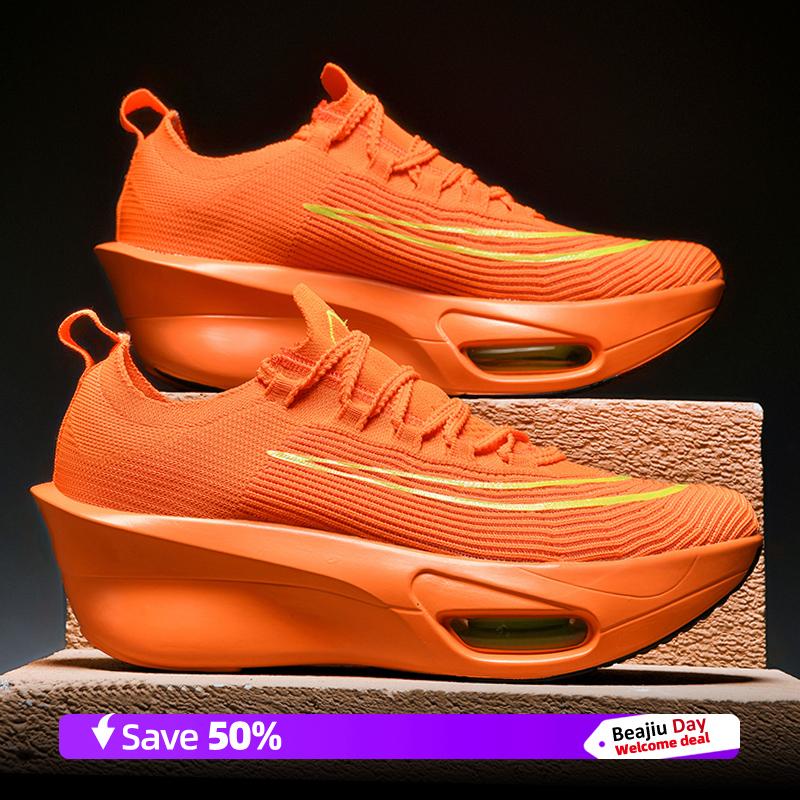 Luftpolster Marathon Carbonplatte Herren Sport Laufschuhe Atmungsaktiv Leicht Damen Bequeme Sportliche Rutschfeste Sneaker