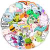 50PCS Cute Decorative Stickers for Notebooks, Luggage, Skateboards, Water Cups, Cars, and More