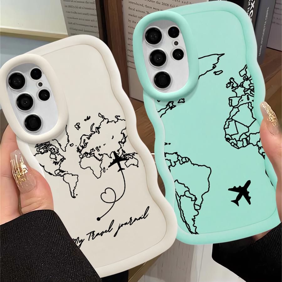 My Travel Diary Case for Samsung Galaxy S23 Plus S25 A25 A26 S21 S20 FE S24 S22 Ultra Soft Phone Cover A24 A55 A36 A35 A54 A34
