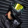 HK Army HSTL Goggle Paintball Airsoft Maske med Duggfri Termisk Linse (Svart/Gull Linse)