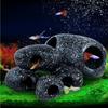 Eco-friendly Cichlid Stone Cave Ceramic Fish Rock House Fish Eluding House  Shrimp Shelter