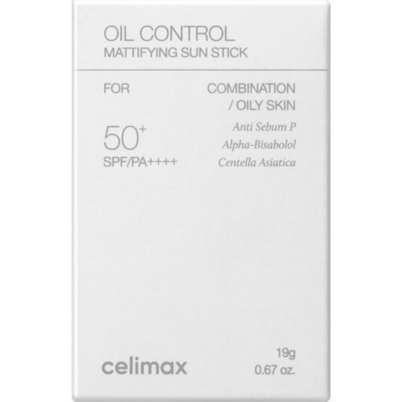 CELIMAX Oil Control Mattifying Sun Stick SPF 50+ PA++++ 19g