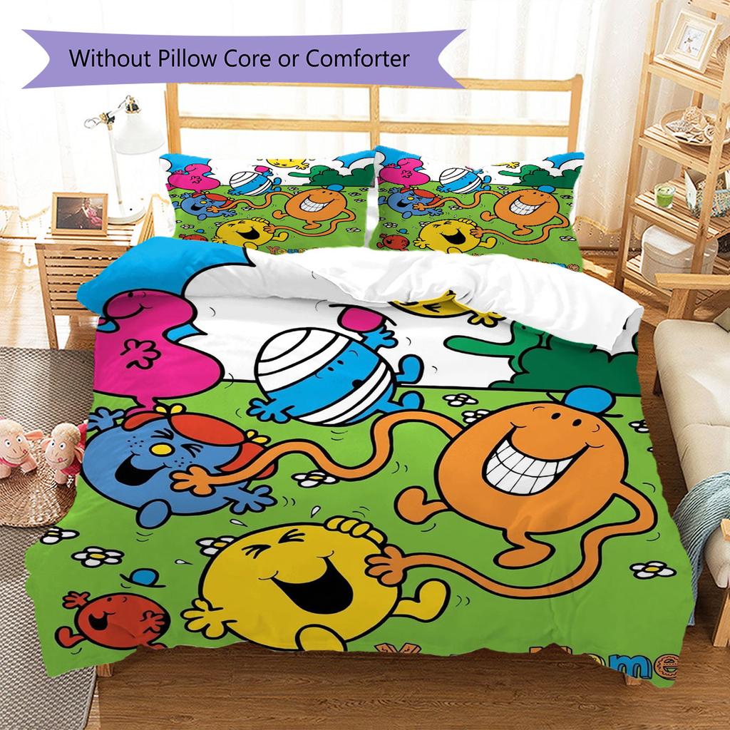 Herr. Herren Little Miss Individueller Namensmuster Bettwäsche, Steppbett Set Bettbezug Kissenbezug Zuhause Geburtstagsgeschenk(1 Bettbezug + 2 Kissenbezüge, ohne Füllung)