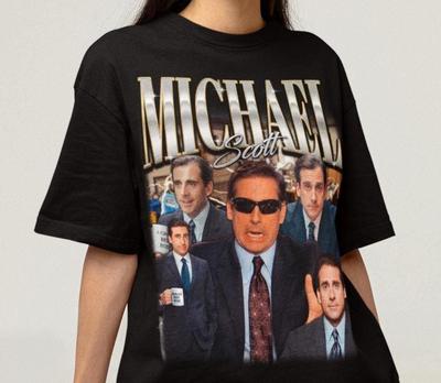 Maglietta Unisex Michael Scott - Maglietta The Office, Steve Carell, Dunder Mifflin, Maglietta Prison Mike
