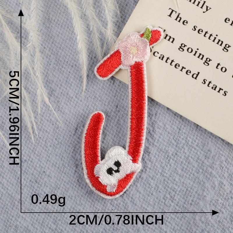 Self-Adhesive Embroidery Flower & Letter Patches for Clothing Accessories