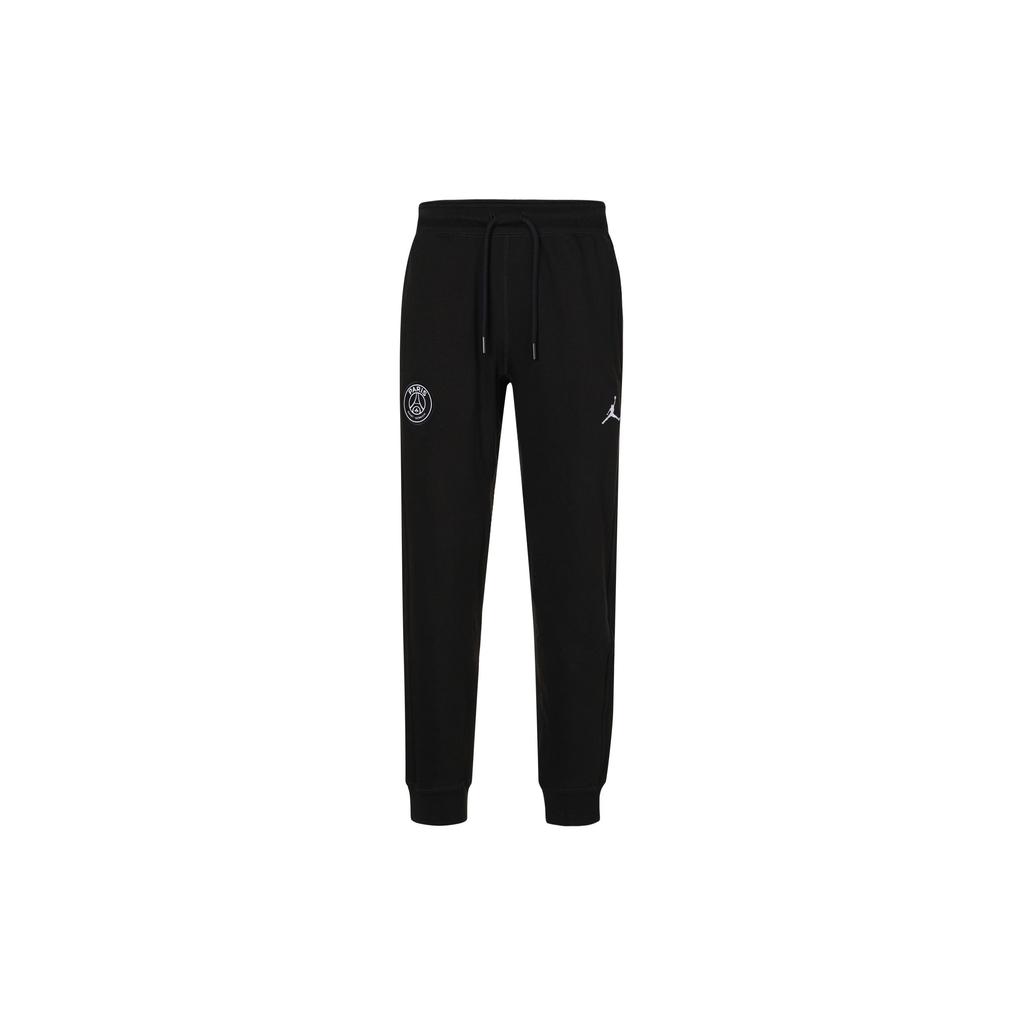 Jordan Paris Saint-Germain Fleece Sweatpants With Logo Badge Men Bottoms Black BQ8349-011