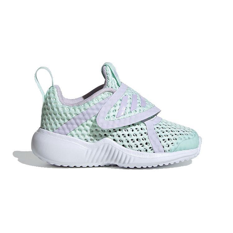 Adidas Fortarun Summer Cushioning Durable Breathable Low-Top Walking Shoes Baby Shoes Green EF9704