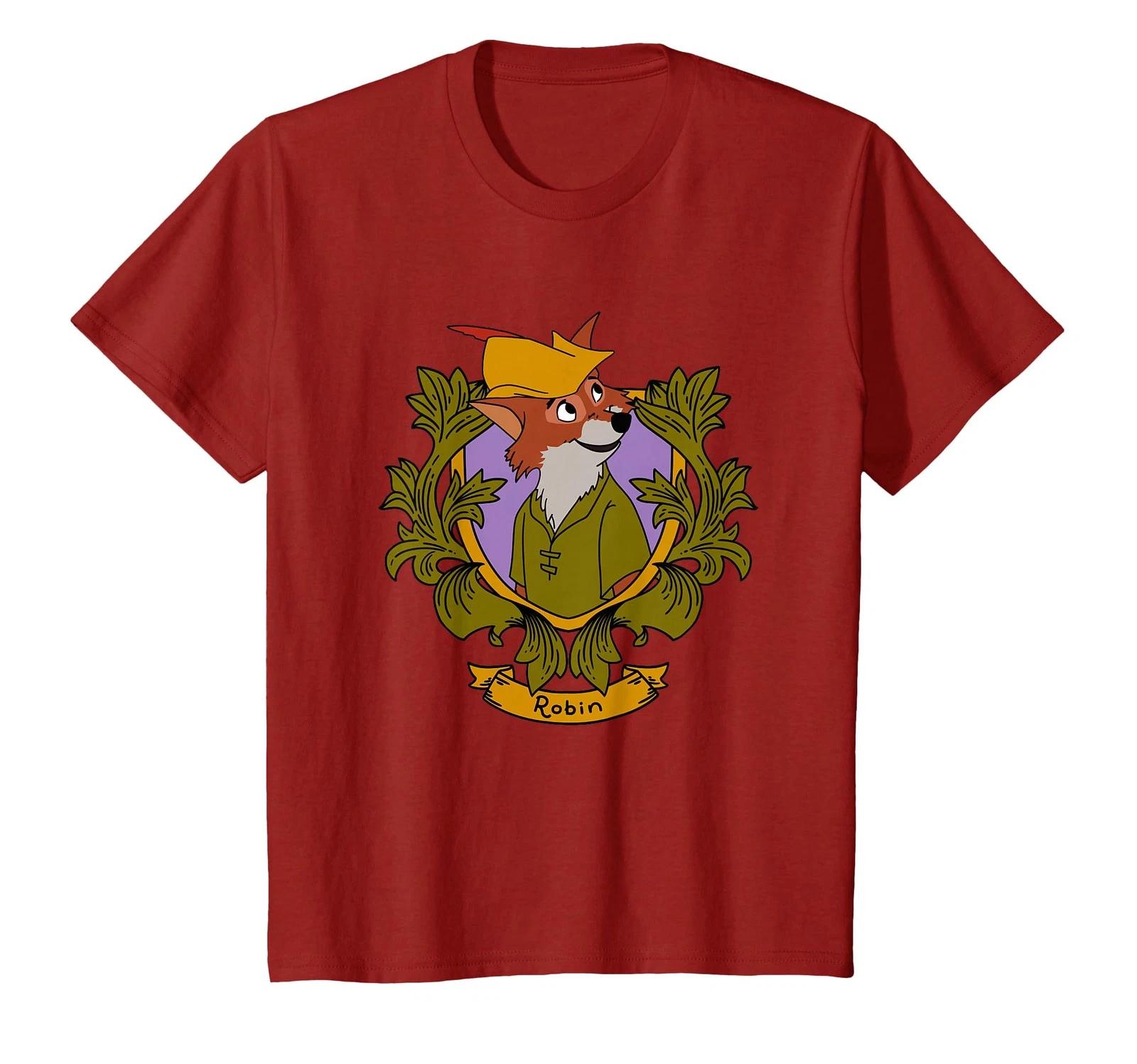 Disney Robin Hood Robin Vintage Floral Portrait T-Shirt_ M