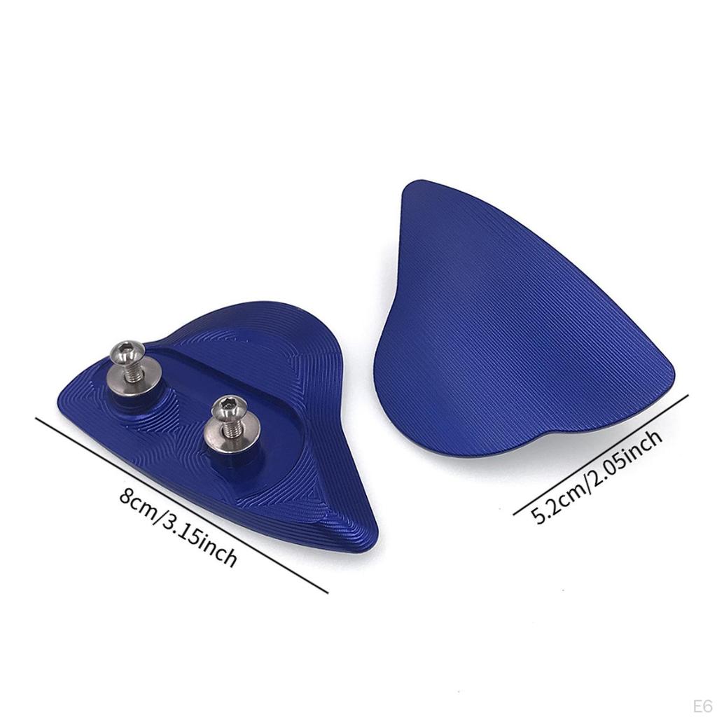 2 -piece Mirror Lock Plates Replace The Reliable Assembly Cover of Hole Parapara