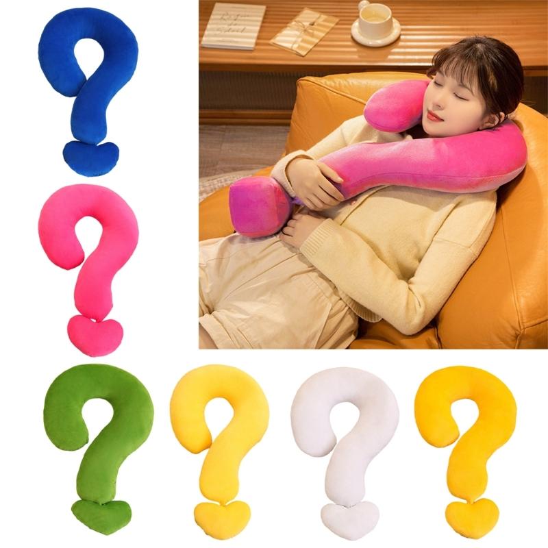 Soft and Comfortable Pillow Question Mark Pillow Cushion Plush Home Sofa Bedroom Sleep Cushion Cartoon Birthday Gift