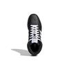 Adidas Neo Hoops 2.0 Mid Round Toe Lace-Up Shock Absorbing Non-Slip Wear-Resistant Basketball Shoes Men Sneakers Black White GY7616