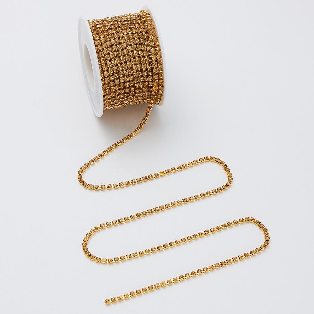 New Electrophoretic Color Rhinestone Claw Chain for DIY Projects