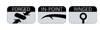 Sasame F-302 Voice Straight Shank Hook 2/0 (4453)