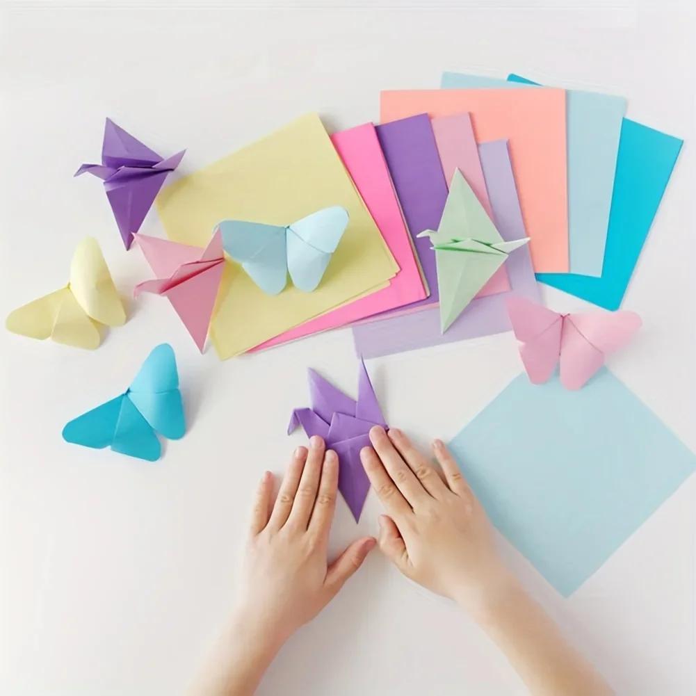 100pcs Premium A4 Color Paper 10 Vibrant Shades Printing Origami Craft Paper Office School Project Home Creativity Origami Paper