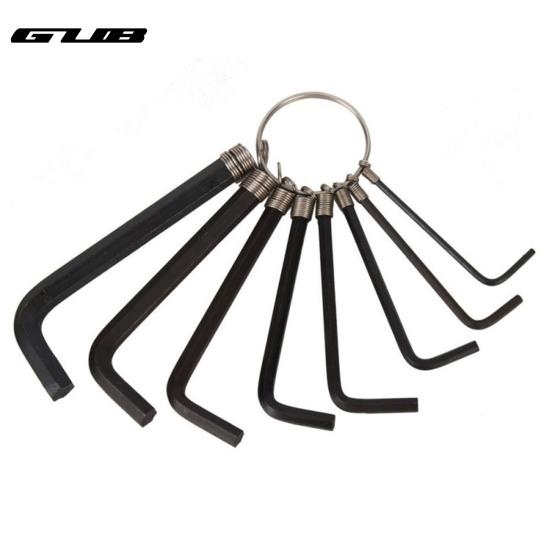 8Pcs/Set Bike Hex Key Set Useful Hangable Easy-cleaning Socket Wrench Cycling  Accessories