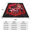 Hazbin Lucifer Cartoon Hotels Blankets Flannel Printed Alastor Action Anime Portable Lightweight Throw Custom blankets