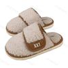 Women Vintage Cotton Slippers Autumn Winter Indoor Warm Non Slip Home Shoes Lightweight Comfortable Thicken Plush Shoes