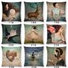 New Elegant Lady Lovely Girl Shakespeare Plays Fantasy Painting Heart Free Wish Sea Cushion Cover Sofa Throw Pillow Case