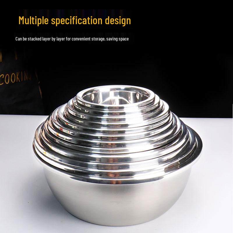 304 Stainless Steel Round Kitchen Basin