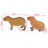 New Simulation Mini Cute Wild Animals Model Figurines Capybara Action Figure Children'S Collection Toy Gift