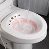 Easy To Use Foldable Sitz Bath Kit Portable Basin Universal Fit Hip Bath Bowl Manual Flushing Postpartum Care Kit Toilet Seat