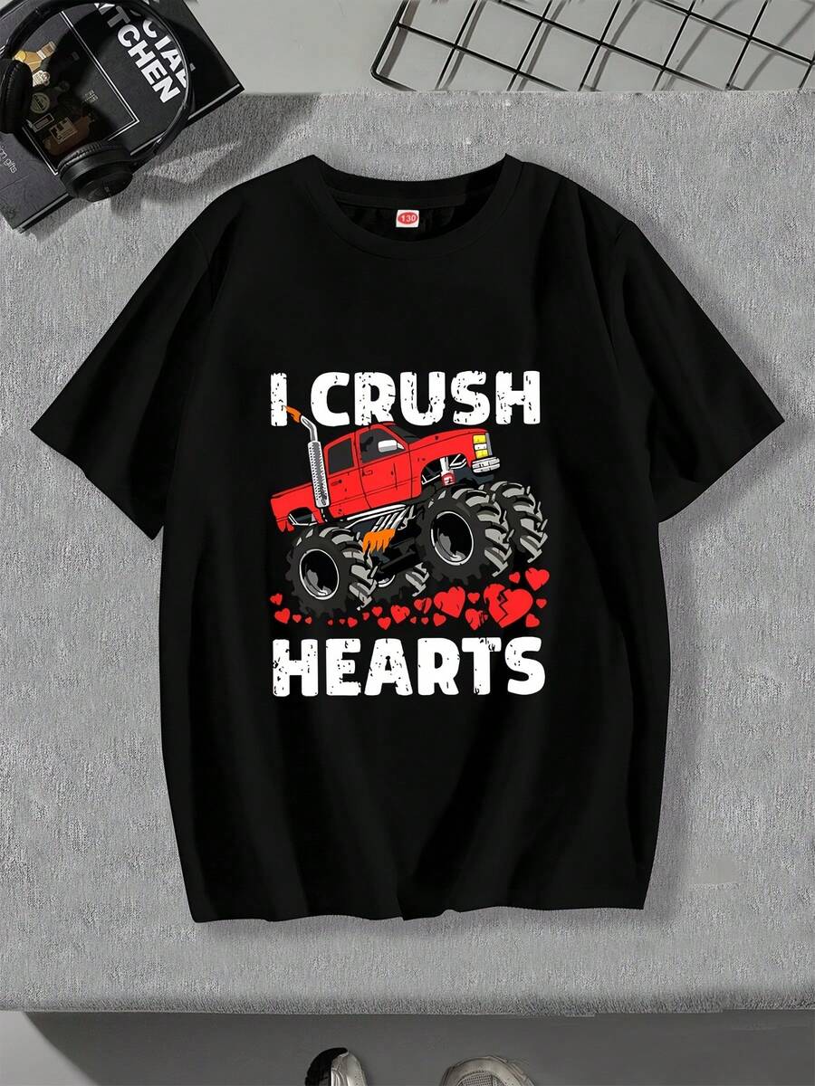 

Boys I Crush Hearts Valentine s Day Unisex T-Shirt L