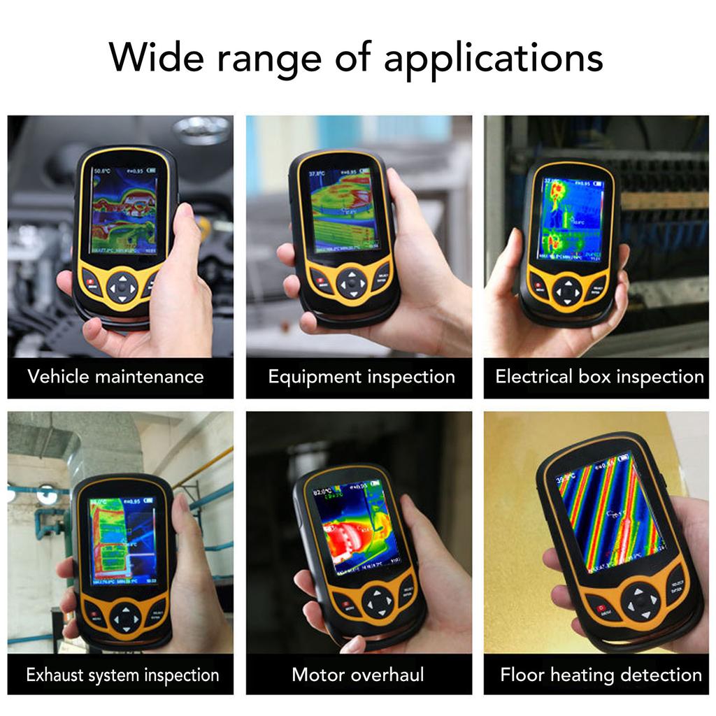 Infrared Thermal Imager Pocket Imaging Camera 256x192 IR Resolution 25Hz Refresh Rate with WiFi 3.2in Touch Screen