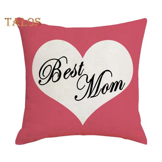 

1/4 шт. наволочка с буквенным узором, скрытая застежка-молния, наволочка для подушки, подарок на День матери, спальня, гостиная, диван, украшение, наволочка A