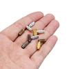 20pcs Brass Screw Clasp Closure Fastener Lock Jewelry End Tip Caps For DIY Bracelet Necklace Jewelry  Making Supply Accessories