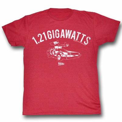 Back To the Future The B Team Red Adult T-Shirt Mens Womens Tees Top