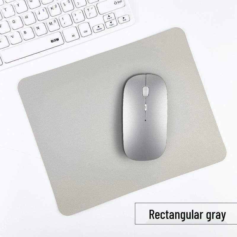 Customizable Multi-Color PU Leather Mouse Pad - Durable, Dirt-Resistant, Available In Square or Round Shapes.