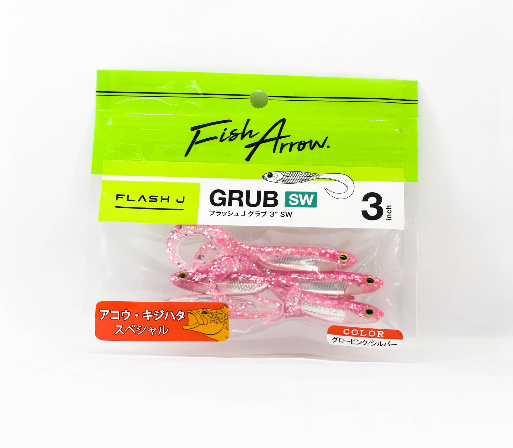

Fish Arrow Мягкая приманка Flash J Grub SW 3 дюйма, 5 шт. в упаковке #117 (1605 г.)