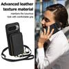 For Google Pixel 9/9 Pro Case RFID Blocking Zipper Wallet Leather + TPU Phone Cover with Shoulder Strap