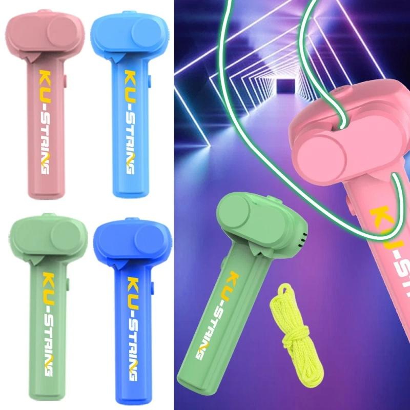 Elektrikli İpli Halat Fırlatıcı, Çocuklar İçin Kement İpli Atıcı, Halat Fırlatıcı Pervane, Çocuklar ve Yetişkinler İçin Oyuncak - Havalı Oyuncaklar - Rock it Kırmızı Fermuarlı İpli Oyuncak