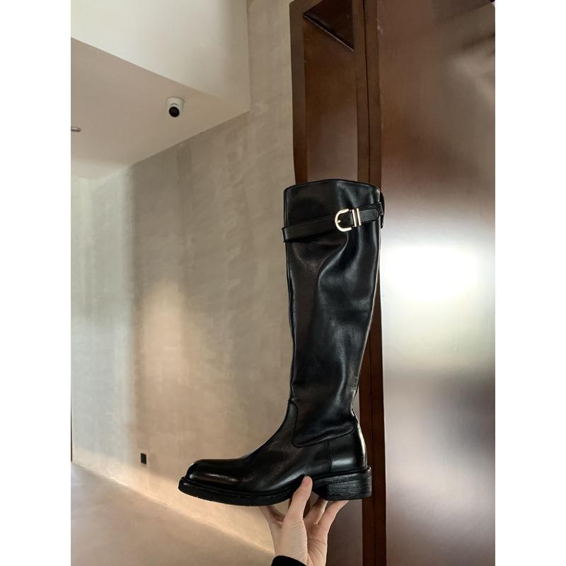 

Женская обувь: Противоскользящие, На толстой подошве, Увеличивающие рост, Длинные сапоги 39 чёрный