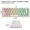 Xiaomi 68 Keys Gaming Keyboard USB Wired Portable 20 RGB Backlight Spanish Korean Russian Keyboard for Windows Laptops Computer