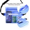 Waterproof PVC Phone Waist Pouch Dry Bag Packs With Adjustable Waist Strap For Kayaking Beach Camping Swimming Pool Accessories