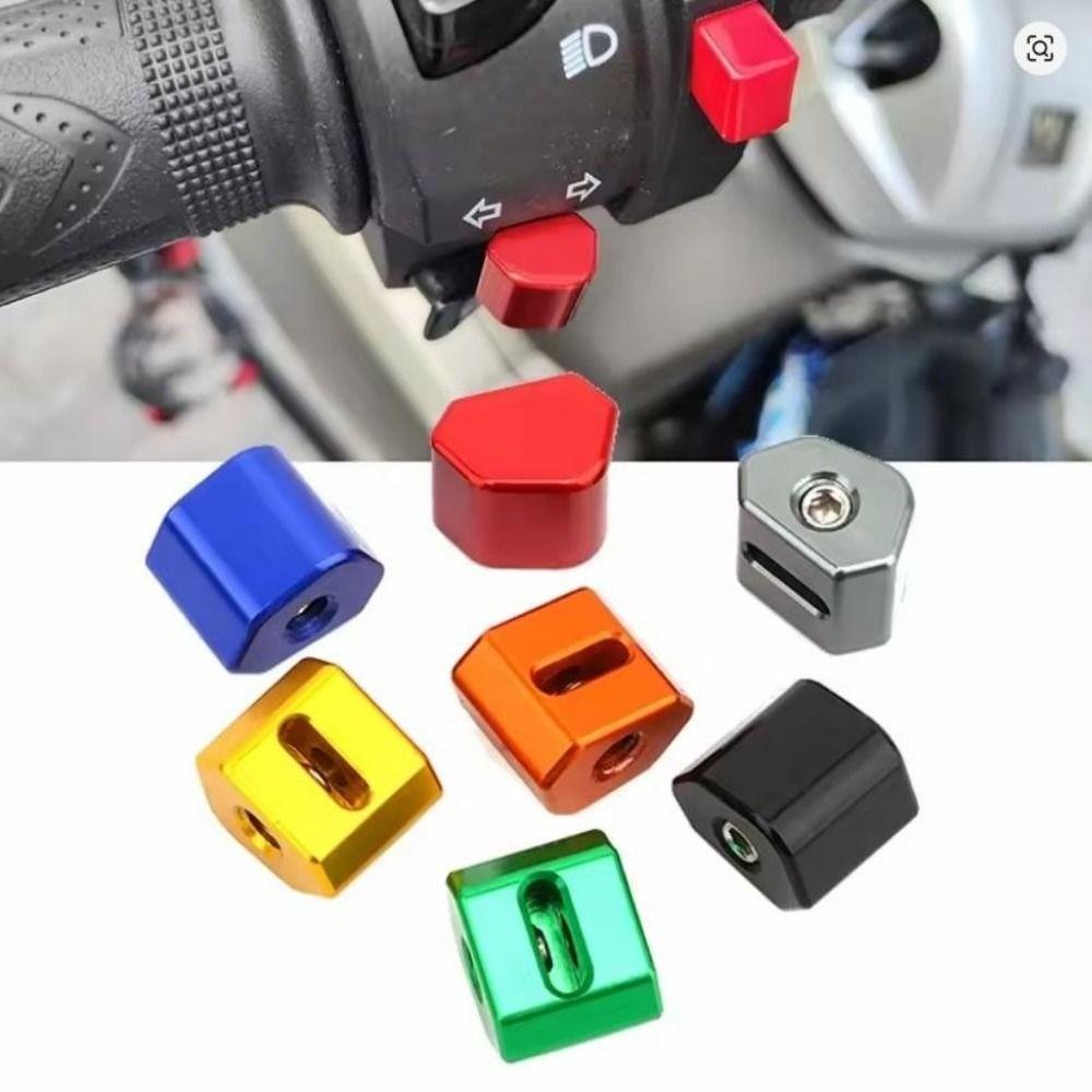 1set Aluminum Alloy Motorcycle Switch Button  For Motorcycle Modification Accessories