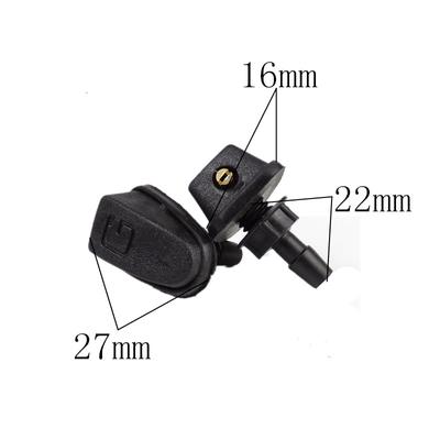 1PC Front Windshield Washer Wiper Fan Spray Nozzle Cover Water Outlet Adjusting Nozzle