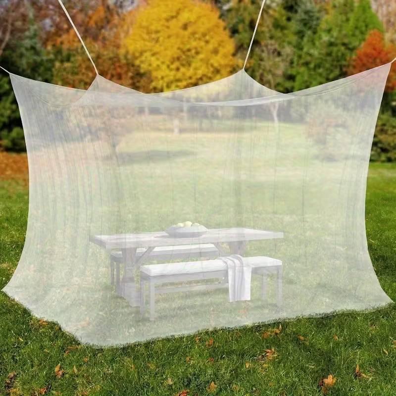 Summer Four Corner Double Door Mosquito Foldable Insect Proof Garden Portable Breathable Outdoor Netting Backyard Camping Leisur