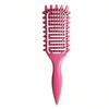 Portable Curly Hair Styling Brush, Detangling & Volumizing Comb for All Hair Types