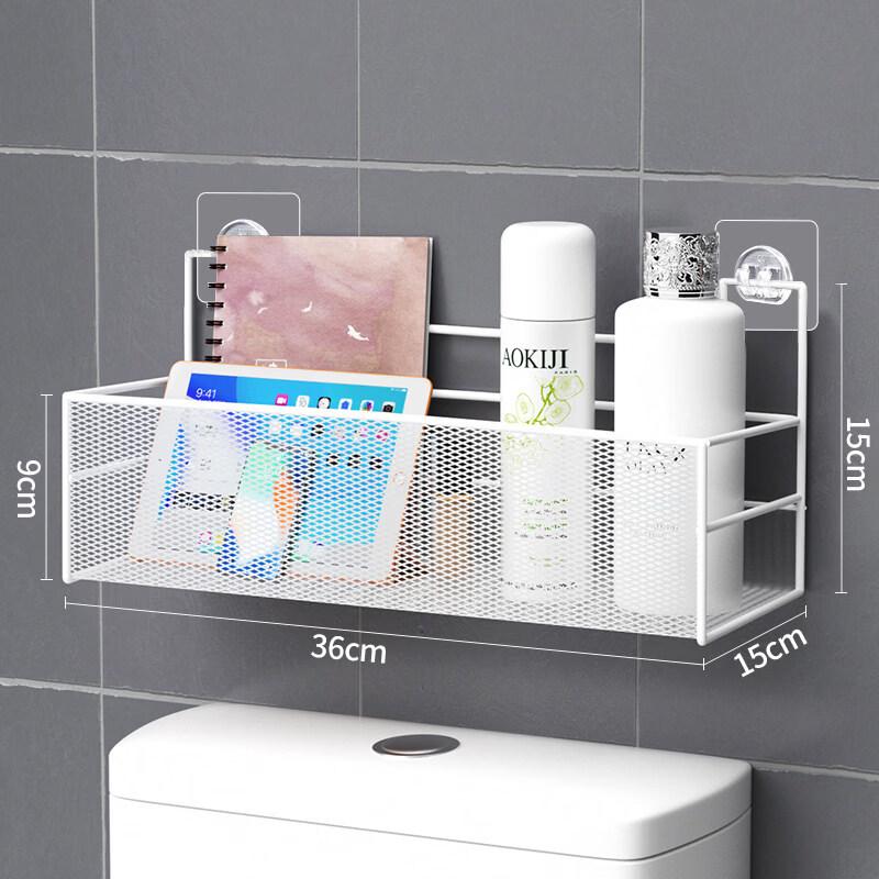 LIEI Suction Cup Toilet Storage Shelf