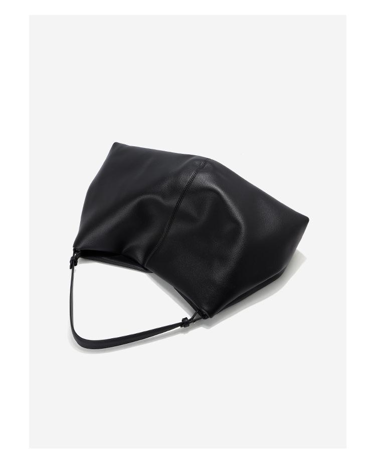 Women's Genuine Cowhide Leather Tote - Large Capacity, Soft, Handheld, Underarm, or Single Shoulder Crossbody Bag for a Relaxed, Commuting Look