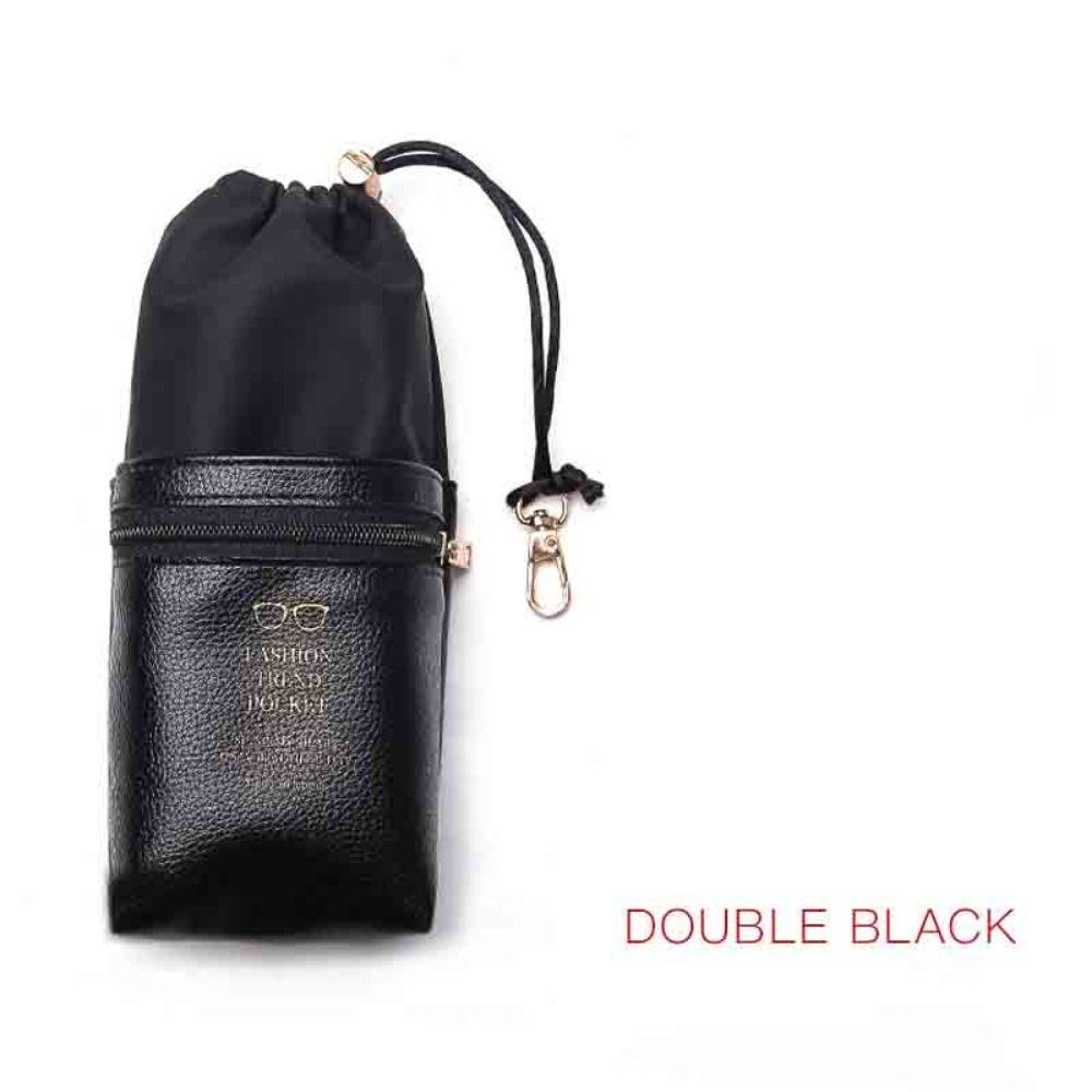 Waterproof Glasses Case Double Layer Eyeglasses Storage Bag Portable Sunglasses Pouch  Women